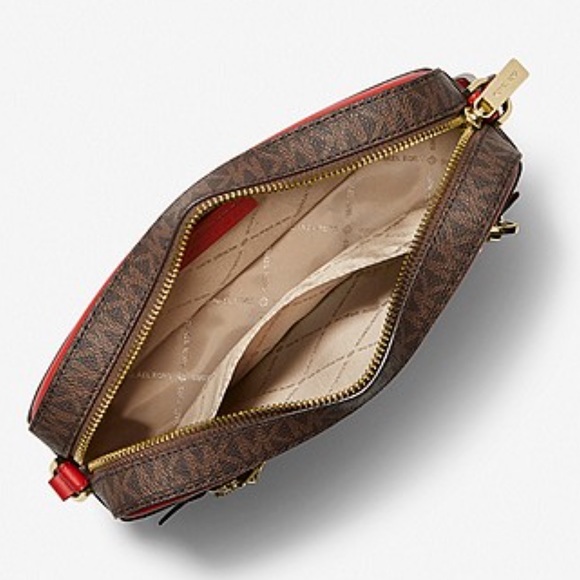 Michael Kors Jet Set Large Logo Crossbody Bag - Picture 4 of 16